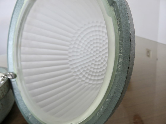 Image 1 of Authentique Applique "Holophane" Usine, Industrie, Déco Loft, France, 1960