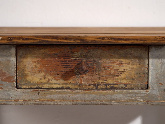 Antiek grenen keukeneiland, Centraal-Europa, circa 1900, Bijzettafels, Hout, Grijs, Rustic (foto 35 van 36)