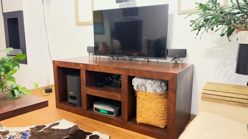 Meuble TV en bois exotiq