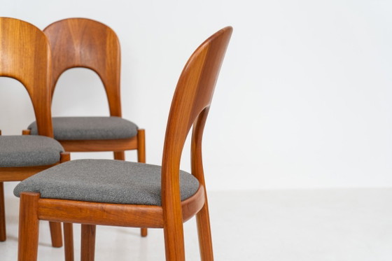 Set van 6 “Morten” Eetkamerstoelen van Niels Koefoed (Denemarken, jaren 60) – Wood, Vintage (photo 6 of 10)
