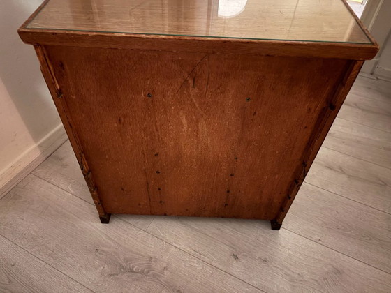 Besonderer Art Deco Schrank / Bibus – Haager Schule – 1920er/30er Jahre – TV-Möbel, Wood, Glass (photo 5 of 10)