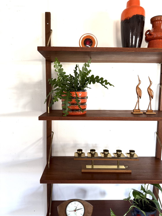 Image 1 of Sistema a parete vintage in teak, Poul Cadovius '60