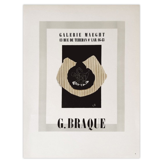 Image 1 of Georges BRAQUE AF 1946 - Galerie Maeght-poster 1959