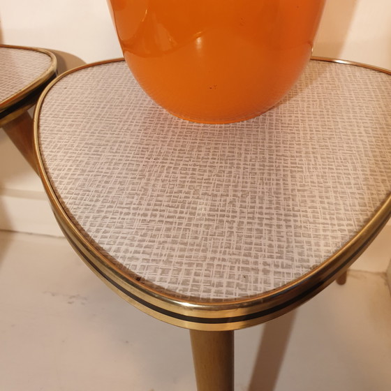 Image 1 of Table à plantes des années 1950, table d'appoint, design rétro vintage