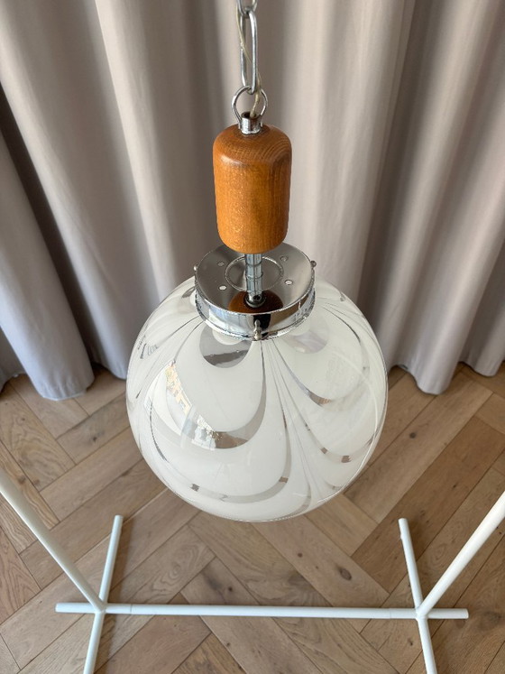 Vintage Murano Glass Pendant Lamp – 1970s (photo 11 of 18)