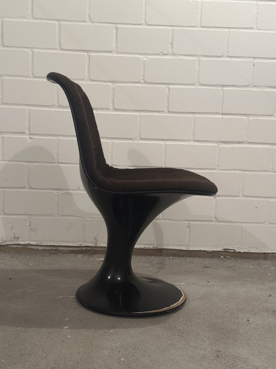 Herman Miller Orbit-stoelen – Farner & Grunder – Vintage Space Age – Set van 4 – Eetkamerstoelen, Plastic (photo 3 of 14)