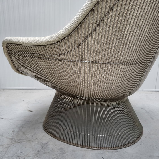 Image 1 of Warren Platner Easy Lounge Chair & Ottoman By Knoll Cato Wool