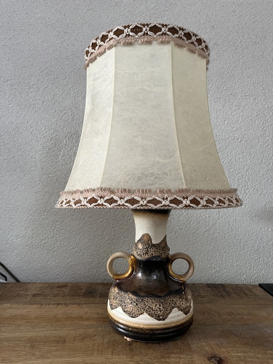 Image 1 of Magnifique lampe de table vintage « Fat Lava » du milieu du siècle – années 1960/1970