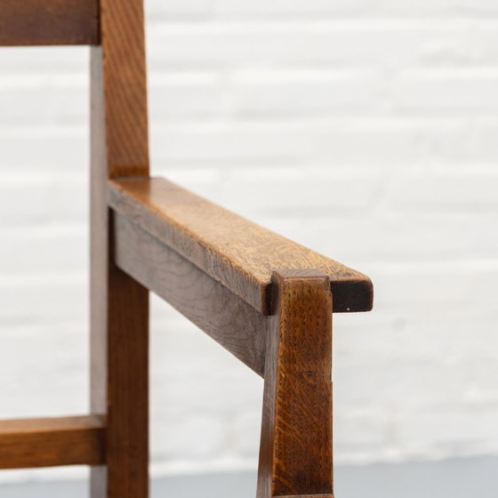 Art Deco Chair 30s – Dining chairs, Wood, Leather (photo 16 of 21)
