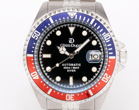 Image 1 of Giren Dupre orologio automatico Subacqueo Diver 44mm 300mt WP