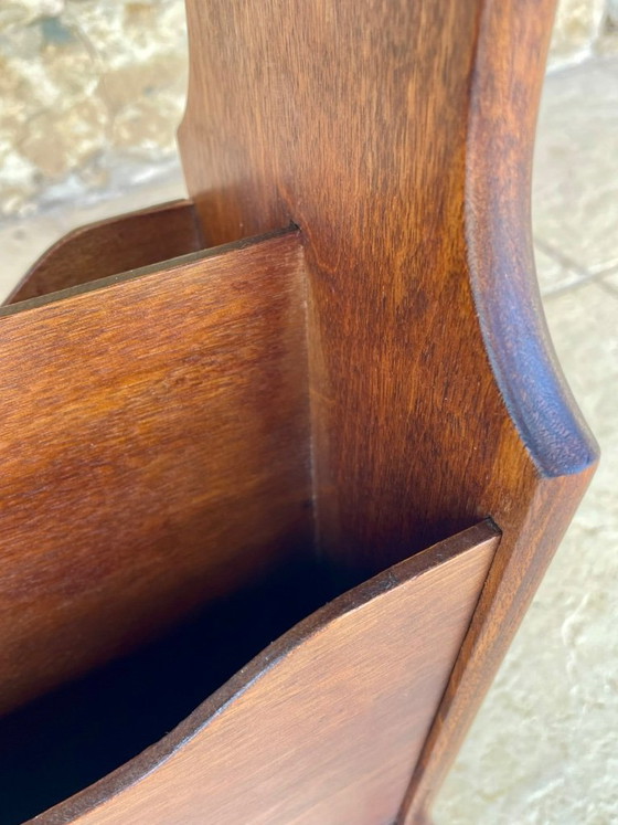 Tavolino laterale vintage di metà secolo con portariviste, anni '60 – Tavolini, Wood (photo 14 of 24)