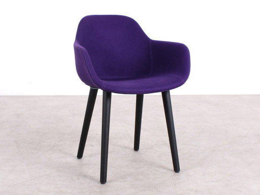 4x Crassevig Pola Round P/4W chair purple