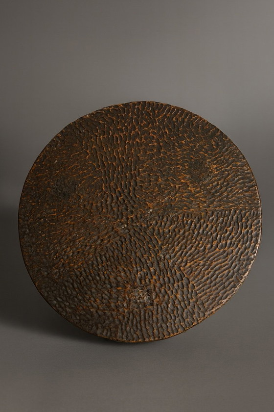 Image 1 of SIDE TABLE OR STOOL IN THE STYLE OF THE MAROLLES WORKSHOPS, 1950