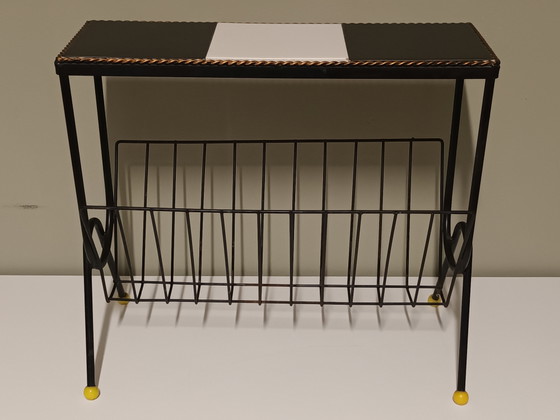 Retro side table – Ceramic, Metal (photo 8 of 10)