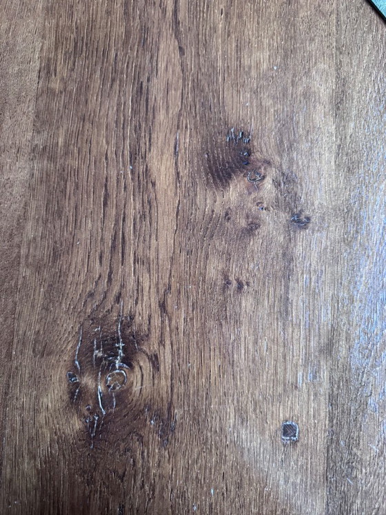 Image 1 of Dining table with edge and 2 drawers