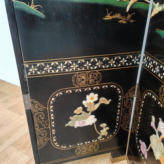 Image 1 of Paravento antico cinese, stile cineseria