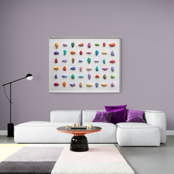 Image 1 of Huîtres colorées - 104 x 134 cm