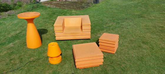 Image 1 of Orange designer garden furniture