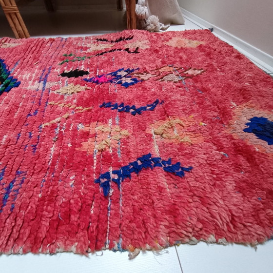 Runner Boujaad marocchino 290x103 cm – Lana vintage, rosa/fucsia multicolore – Tappeti, Wool (photo 4 of 10)