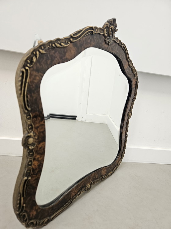 Image 1 of Vintage Barokstijl Spiegel Jaren 40