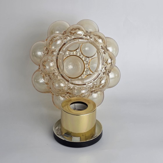 Image 1 of Vintage Bubbel wandlamp/plafondlamp – Glashütte Limburg – Helena Tynell – Ø 24 cm – Duitsland - plafonnière