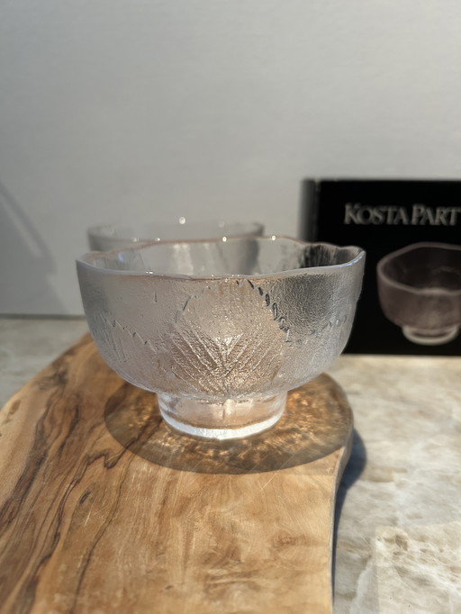 6 bols à dessert vintage de Kosta Boda
