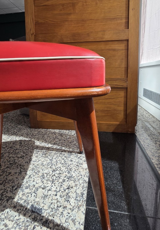 Image 1 of Complete vintage Mid-century Modern dining set with sideboard, table, and 8 chairs