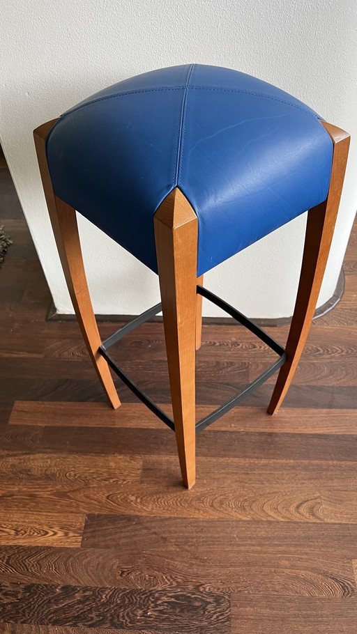 Montis Octopus Barkruk blauw 80 cm