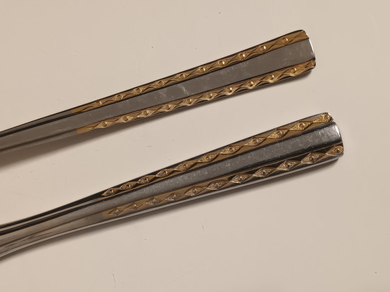 Image 1 of Solinger Besteckset, vergoldet, 12-Sitzer-Wagen