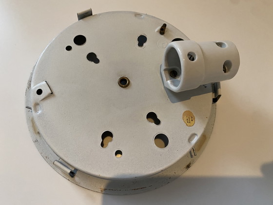 Image 1 of Deckenleuchte/Wandleuchte im Mid-Century-Stil aus weißem, mattem Glas – Gispen-Stil