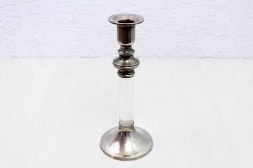 Candelero en lucita y metal