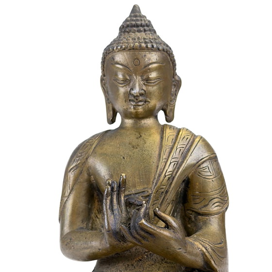 Estatua antigua de bronce de Buda Zanabazar siglo XVIII Shramana Mudra – Esculturas, Bronze (photo 10 of 11)