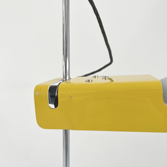 Image 1 of Yellow Spider Floorlamp By Joe Colombo For Oluce, 1970S