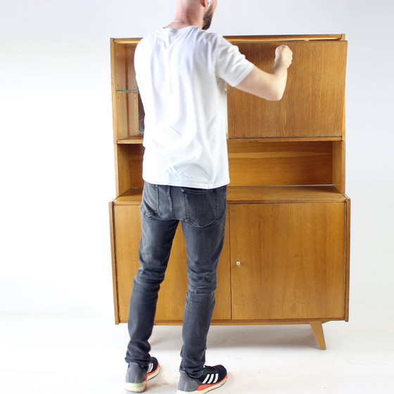 Image 1 of Tall Bar Sideboard U 460 by Jiri Jiroutek for Interier Praha, 1960s