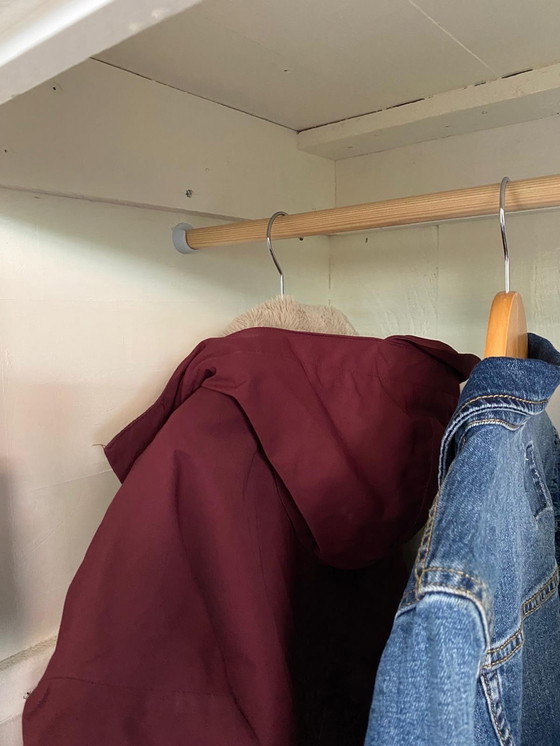 Image 1 of Kast Loods 5 wit hout - kledingkast, boekenkast, servieskast