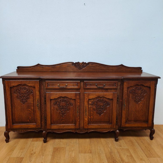 Image 1 of Vintage Louis XV sideboard wall cabinet buffet cabinet