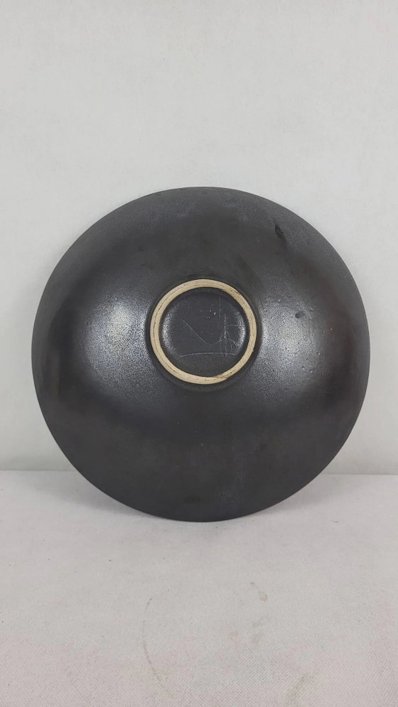 Stoneware dish / cup signed Jean Cacheleux – Crockery, Porcelain, Vintage (photo 5 of 7)