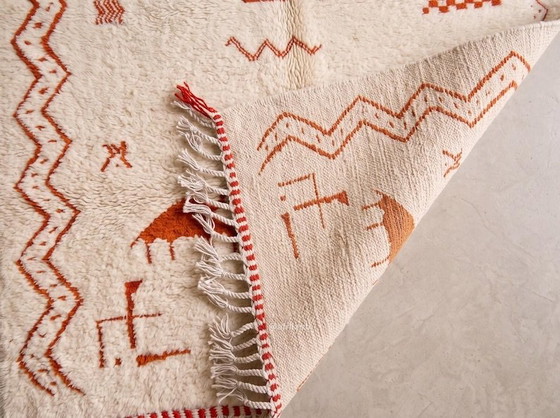 Handmade decorated wool rug 220/300cm – Rugs & carpets, Cotton (photo 6 of 9)