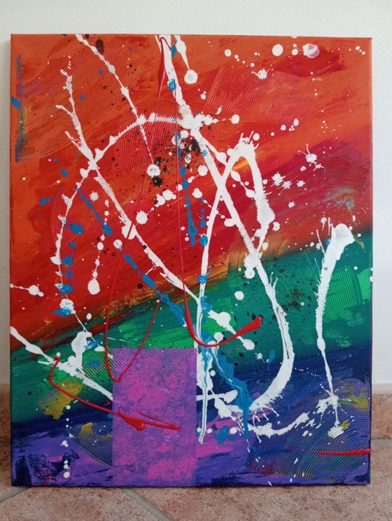 Image 1 of Contemporary Abstract Triptych