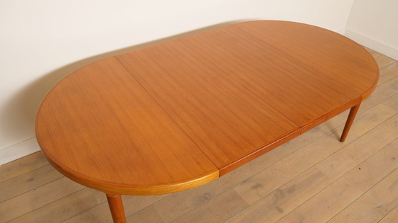 Image 1 of Tavolo da pranzo rotondo vintage | Teak | Allungabile