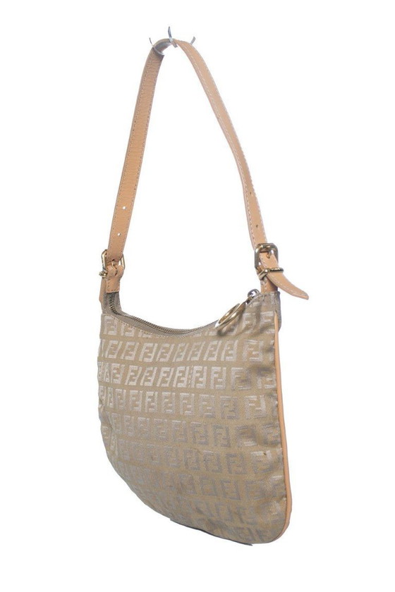 Image 1 of Sac bandoulière Fendi Oyster Zucchini FF beige