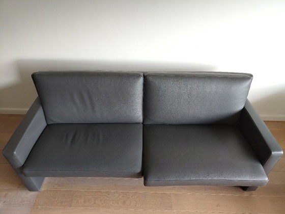 Image 1 of Leolux 3- en 2,5-zit in grijs kalfsleer