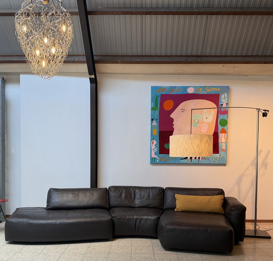 Image 1 of Leolux Copparo hoek/ lounge bank 