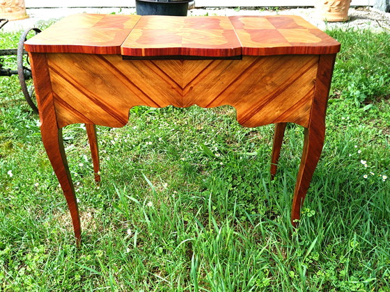 Image 1 of Louis XV style dressing table in marquetry