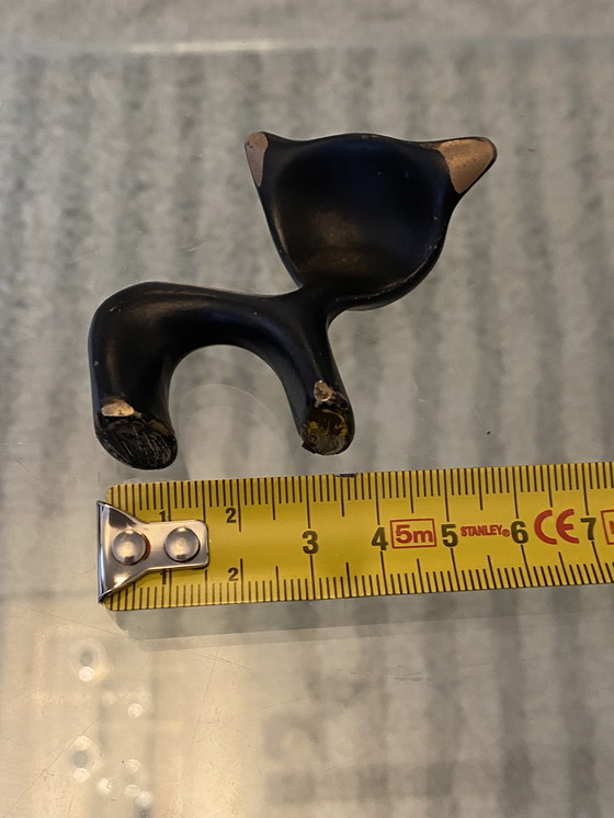 Image 1 of Vintage 1950s Cat Pen Holder by Walter Bosse