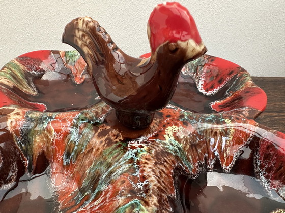 Image 1 of Serviteur à hors-d’œuvres céramique vintage Vallauris 