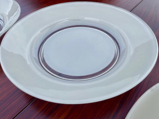 Image 1 of Mid-Century soepborden, van Duralex, Frankrijk, set van 6, jaren 60