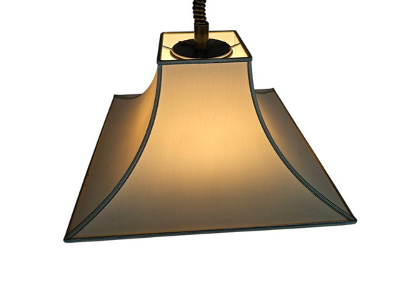 Image 1 of Herda Amsterdam - Trekpendel Hanglamp - Messing - Hollywood Regency Stijl - 70'S