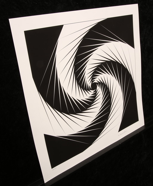 Morandini, Marcello - Composition 612A, 2018 - Giclee - Signé à la main