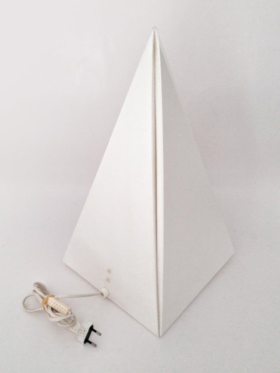 Table lamp Harco Loor for Woja, WOJA Holland, Plastic, White, Vintage (photo 10 of 12)
